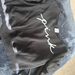 Off the shoulder Victoria secret sweatshirt